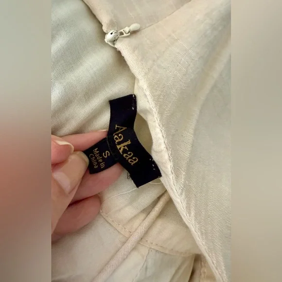 Beige zen garden cream floral print maxi dress, perfect for any formal - Picture 9 of 12